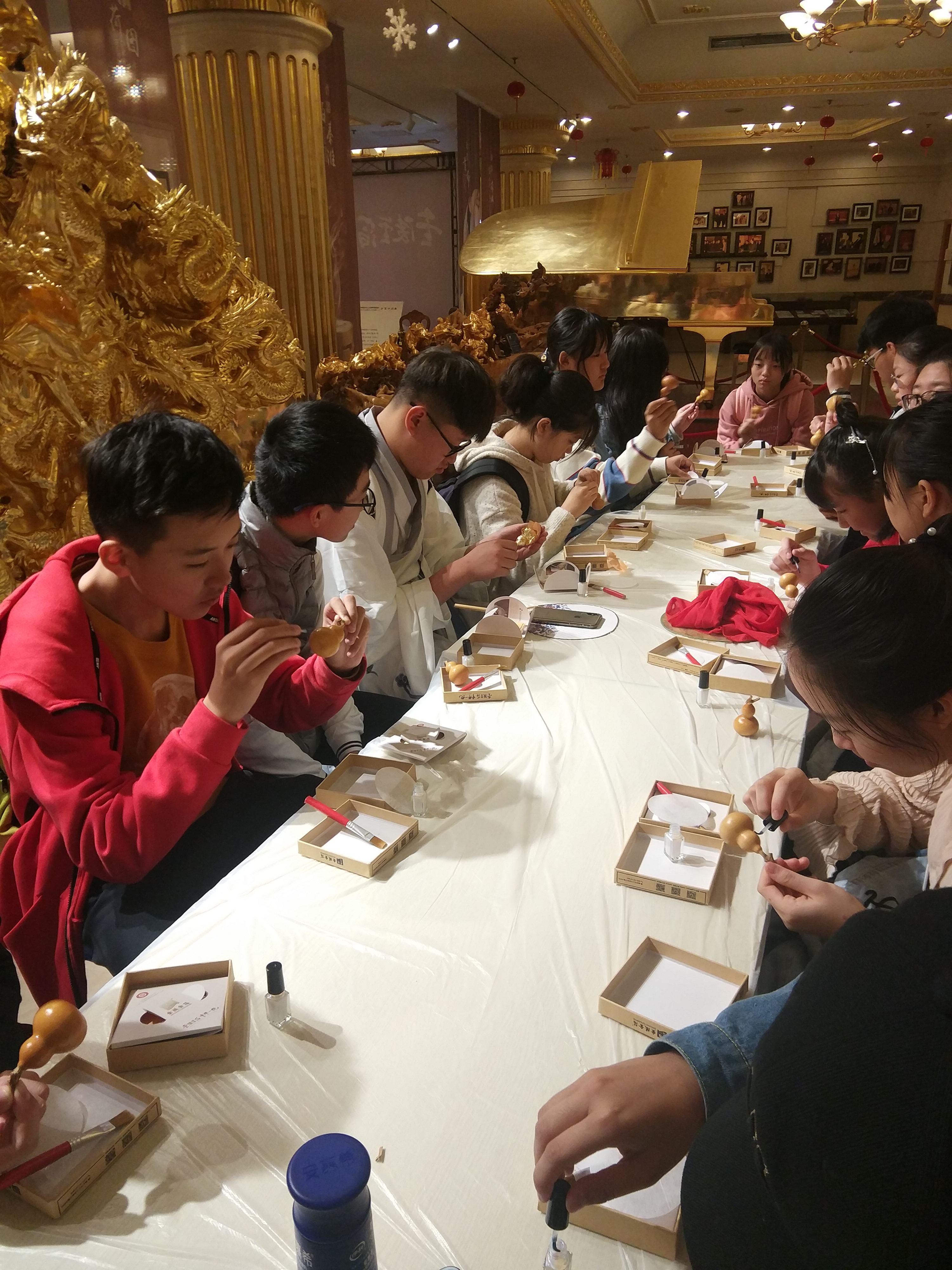  南京研学地接,参观金箔艺术馆